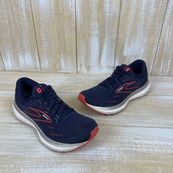 Brooks Glycerin 19 Women's Running Shoes US 9 Navy & Coral Low Top 1203431B472 - Picture 3 of 12